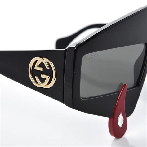 gucci tear drop sunglasses|Designer Sunglasses for Women .